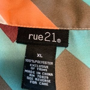 Rue 21 multicolor blouse